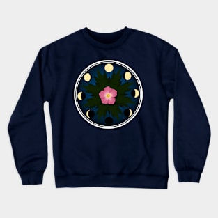 Forest Phases of the Moon Crewneck Sweatshirt